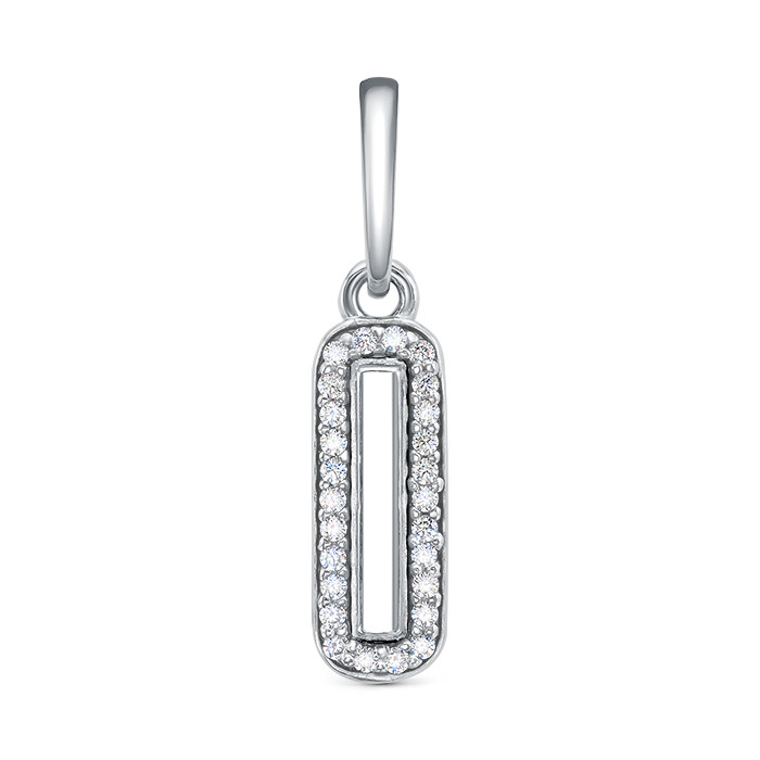 z3-11219 Подвеcка с фианитами. Серебро 925. 