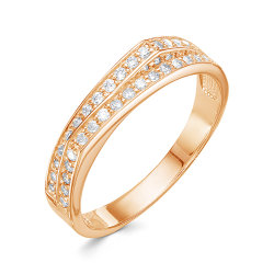 z1-9746 Кольцо с фианитами. Золото 585.