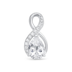 z3-9720 Подвеcка с фианитами. Серебро 925.