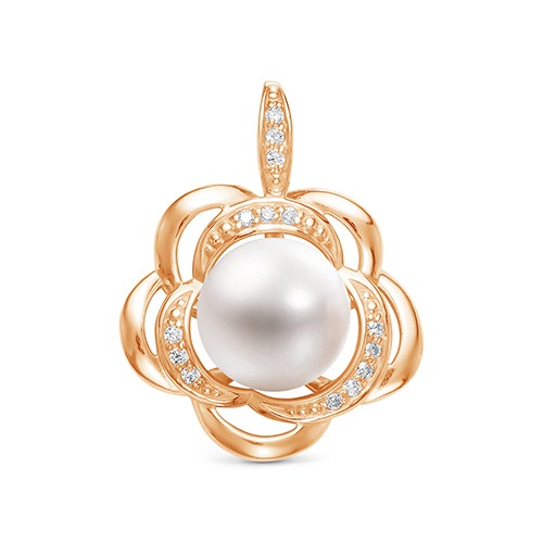 z3-9872 Подвеска с фианитами. Золото 585. 