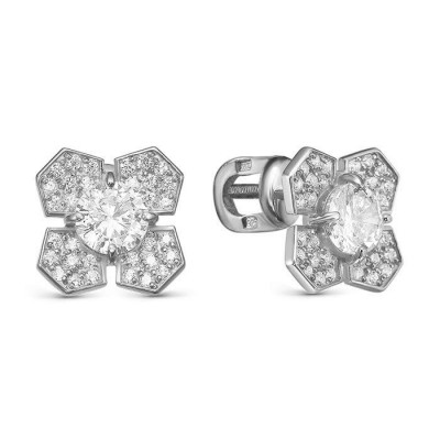 z2-11124-1 Серьги с фианитами. Серебро 925.