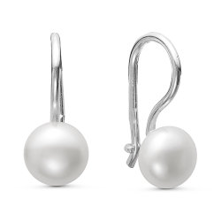 z2-9481 Серьги с жемчугом. Серебро 925.