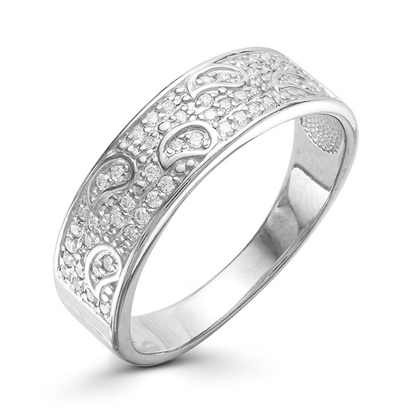 z1-9581 Кольцо с фианитами. Серебро 925. 