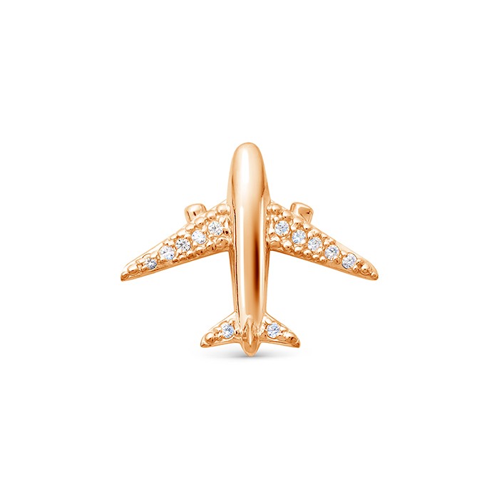 z3-10441 Подвеска с фианитами. Золото 585. 