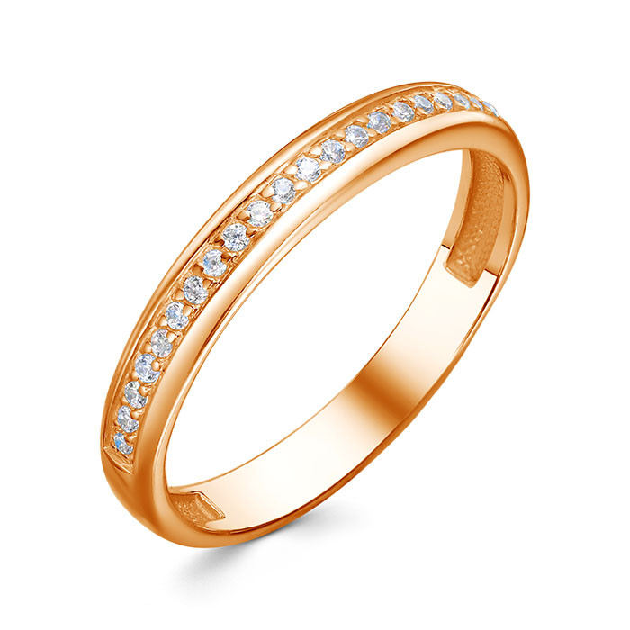 z1-7917 Кольцо с бриллиантовой россыпью. Золото 585. 