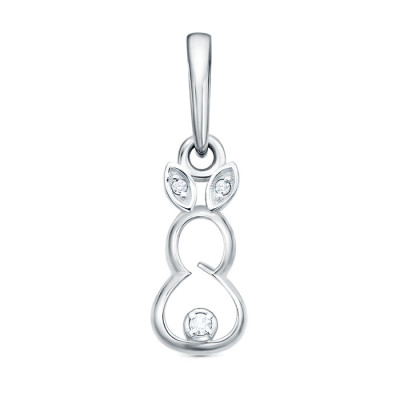 z3-11242 Подвеcка с фианитами. Серебро 925.