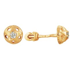 z2-755d Детские серьги.Золото 585.