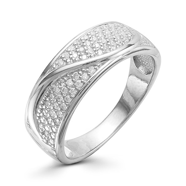 z1-9583 Кольцо с фианитами. Серебро 925.  