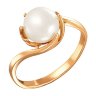 z1-8462 Кольцо с жемчугом. Серебро 925. 