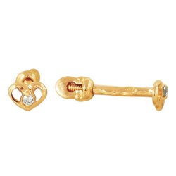 z2-756d Детские серьги.Золото 585.