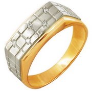 z1-7601 Мужская печатка. Золото 585.