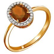 z1-8447 Кольцо с полудрагоценными вставками. Золото 585.