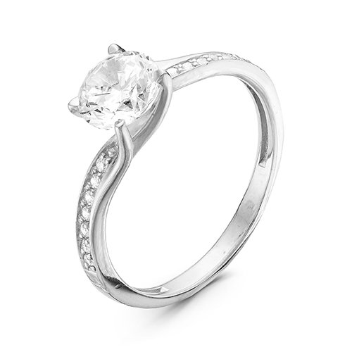 z1-9412 Кольцо с фианитами. Серебро 925. 