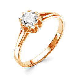 z1-9558 Кольцо с фианитами. Золото 585.