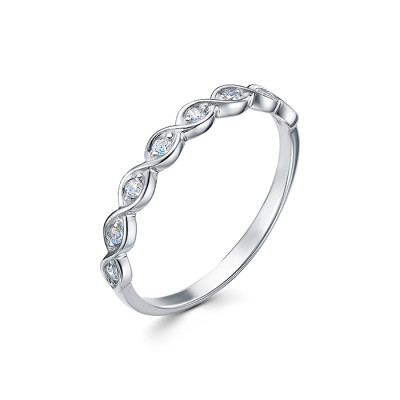 z1-10531 Серьги с фианитами. Серебро 925.