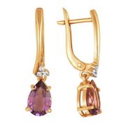 z2-8290 Серьги с фианитами. Серебро 925.