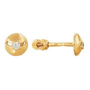 z2-757 Детские серьги.Золото 585. 