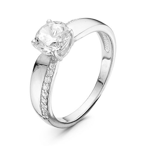 z1-9413 Кольцо с фианитами. Серебро 925. 