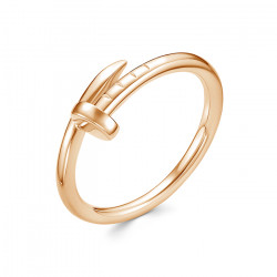 z1-10807 Кольцо с фианитами. Золото 585.