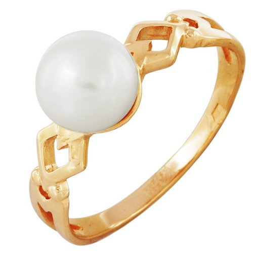 z1-5013 Кольцо с жемчугом. Золото 585. 