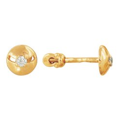 z2-757d Детские серьги.Золото 585.