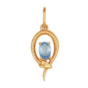 z3-8189 Подвеска с полудрагоценными вставками. Золото 585.