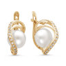 z2-9125 Серьги с жемчугом. Золото 585. 