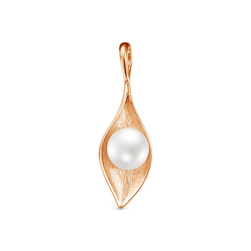 z 3-10227 Подвеска с жемчугом. Золото 585. 