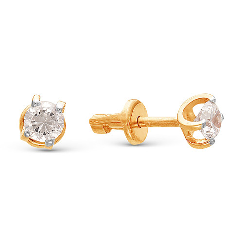 z2-8796 Серьги с фианитами. Серебро 925.