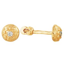 z2-758d Детские серьги.Золото 585.