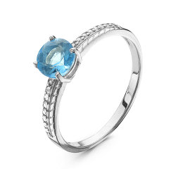 z1-9408 Кольцо с фианитами. Серебро 925.