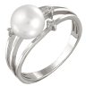 z1-8299 Кольцо с жемчугом. Серебро 925. 