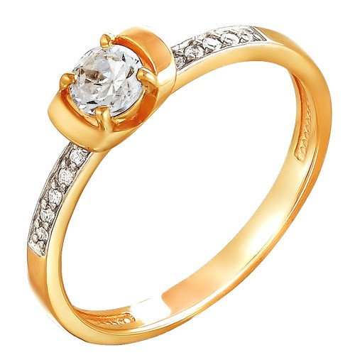 z1-8687 Кольцо с фианитами. Серебро 925.
