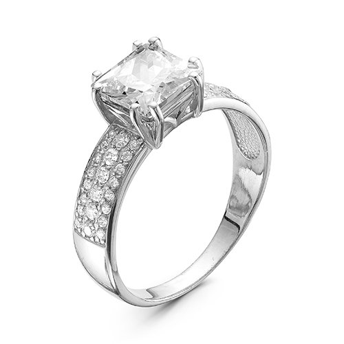 z1-9437 Кольцо с фианитами. Серебро 925. 