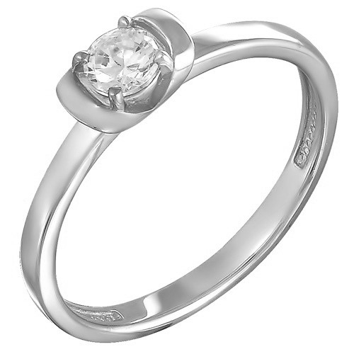 z1-8688 Кольцо с фианитами. Серебро 925.  