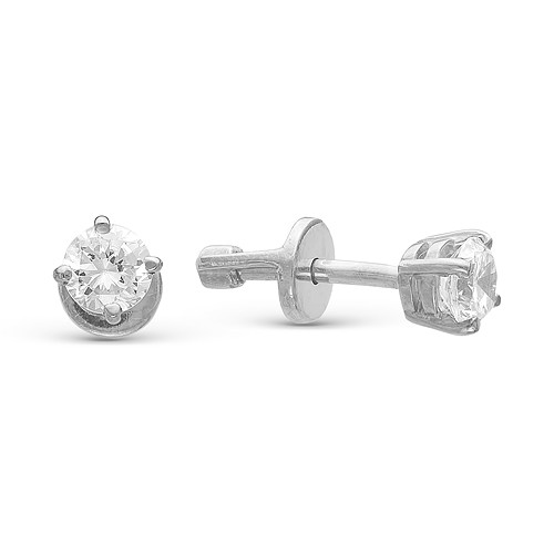 z2-8805 Серьги с фианитами. Серебро 925.  