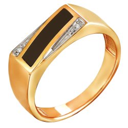 z1-8646 Мужская печатка. Золото 585.