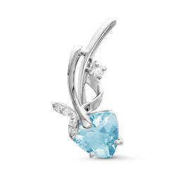 z3-9277 Подвеcка с фианитами. Серебро 925.