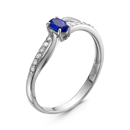 z1-9439 Кольцо с фианитами. Серебро 925.  