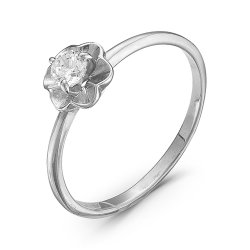 z1-8767 Кольцо с фианитами. Серебро 925.