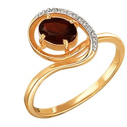 z1-8474 Кольцо с фианитами. Серебро 925.