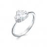 z 1-10243 Кольцо с фианитами. Серебро 925. 