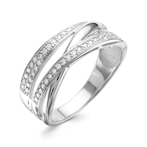 z1-9597 Кольцо с фианитами. Серебро 925. 