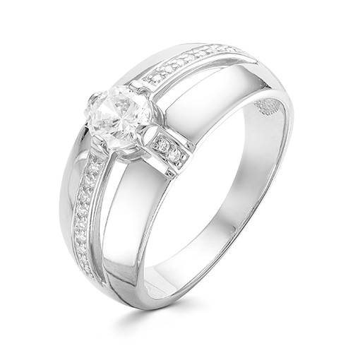 z1-9568 Кольцо с фианитами. Серебро 925.  