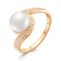 z1-9649 Кольцо с жемчугом. Золото 585.