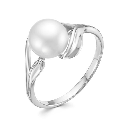 z1-9701 Кольцо с жемчугом. Серебро 925. 