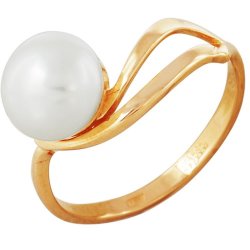 z1-5034 Кольцо с жемчугом. Золото 585.