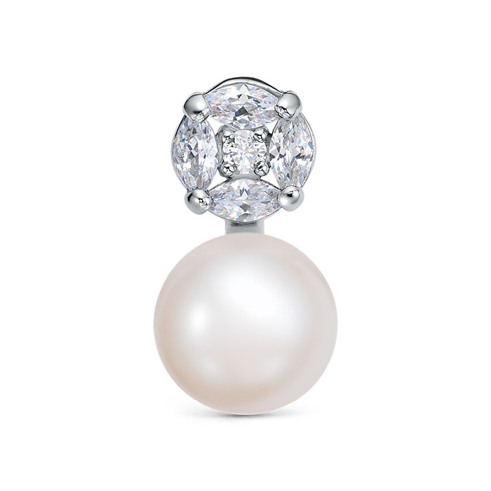 z3-11481 Подвеска с жемчугом. Серебро 925. 