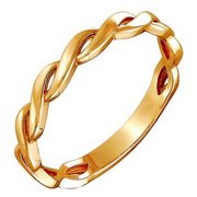 z1-046 Кольцо без вставок. Золото 585.