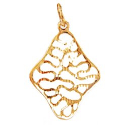 z3-063 Подвеска без вставок. Золото 585.